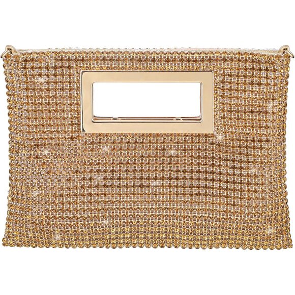 Elegant Beaded Rhinestone Evening Bag - Ideal for Weddings & Special Events